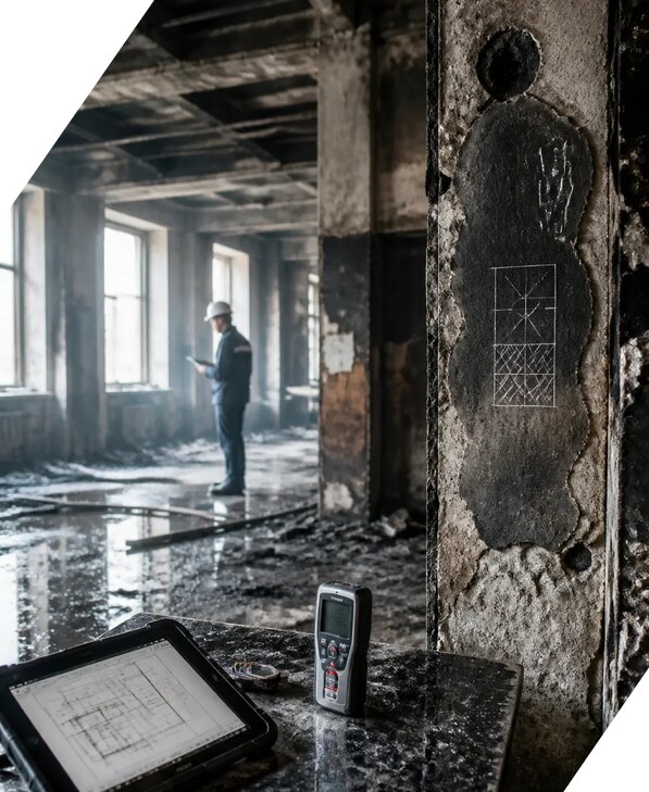 Обследование зданий после пожара в Нижнекамске от 15209 р. | ЭкспертизаРоссия