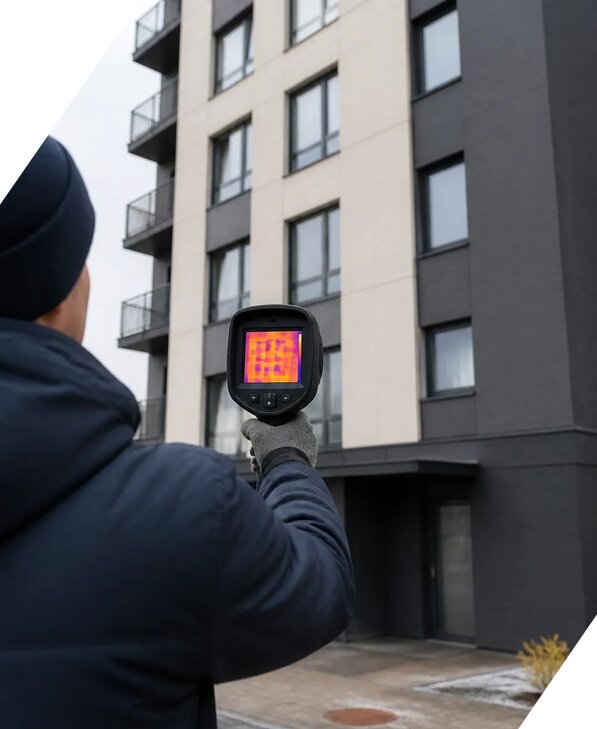 Тепловизионное обследование зданий в Нижнекамске от 5070 р. | ЭкспертизаРоссия