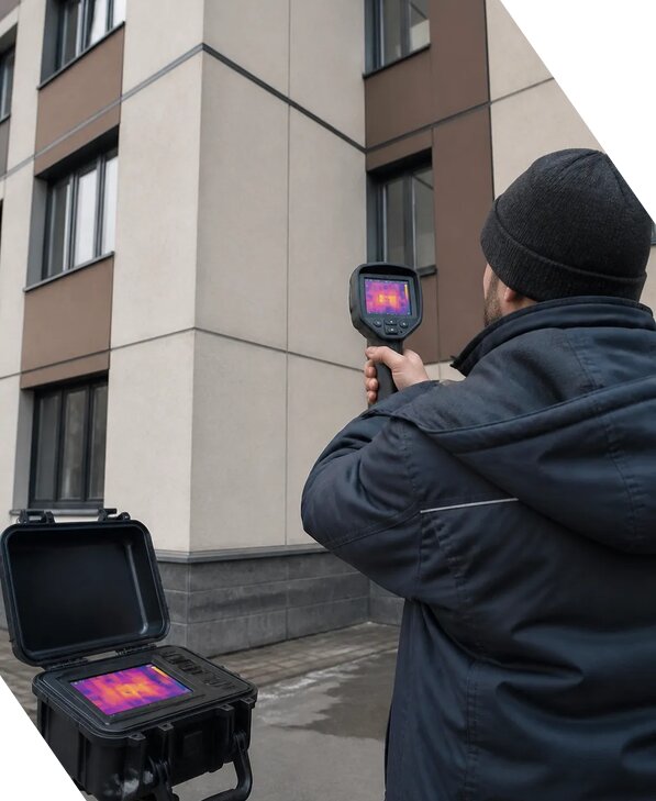 Тепловизионное обследование зданий и сооружений в Нижнекамске